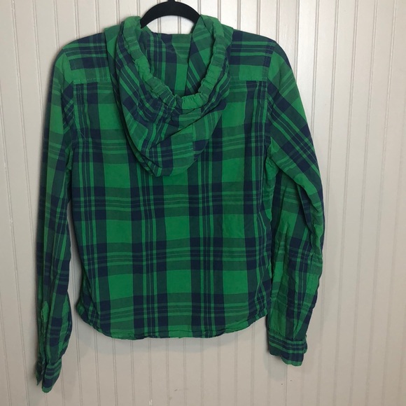 Hollister Button Up w/ Hood - Picture 2 of 5